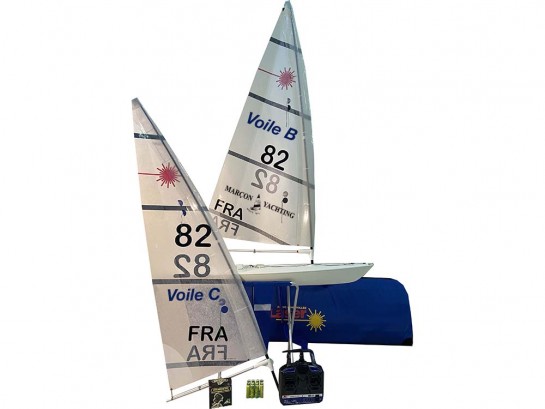 RC laser sailing school