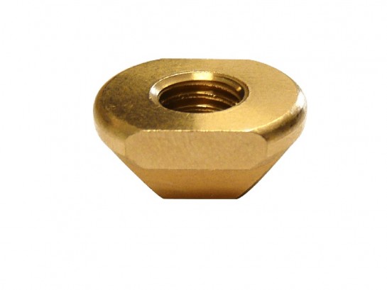 Brass M8 nut