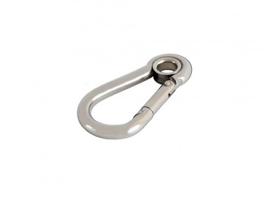 Stainless steel eye carabiner