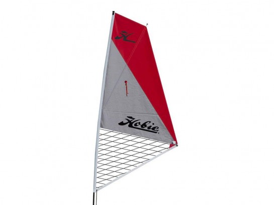 Kit Voile Kayak Rouge/Argent